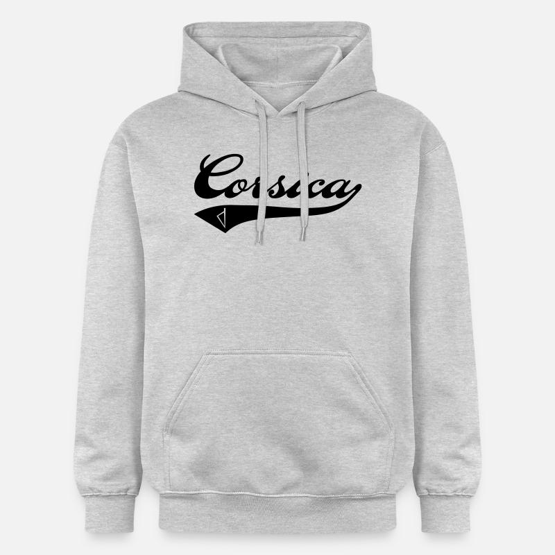 Corsica Team - Sweat à capuche Softstyle® Gildan Unisexe - gris clair chiné