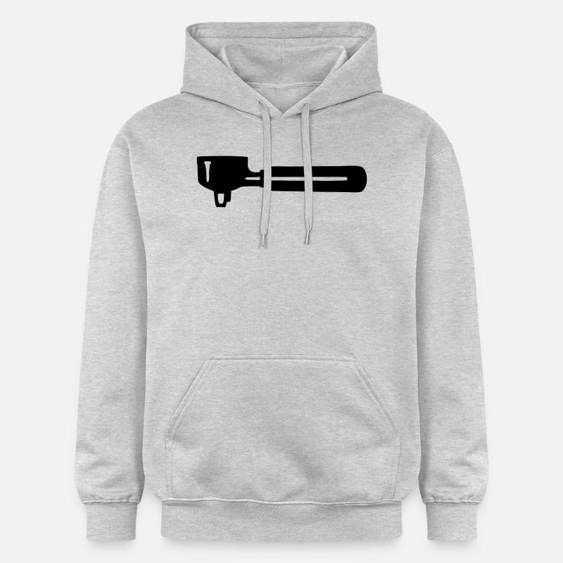 Café - Machines à espresso - Sweat à capuche Softstyle® Gildan Unisexe - gris clair chiné