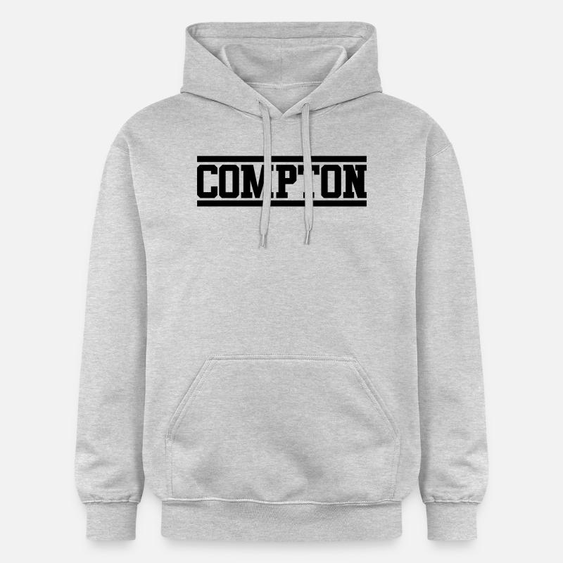 compton - Sweat à capuche Softstyle® Gildan Unisexe - gris clair chiné
