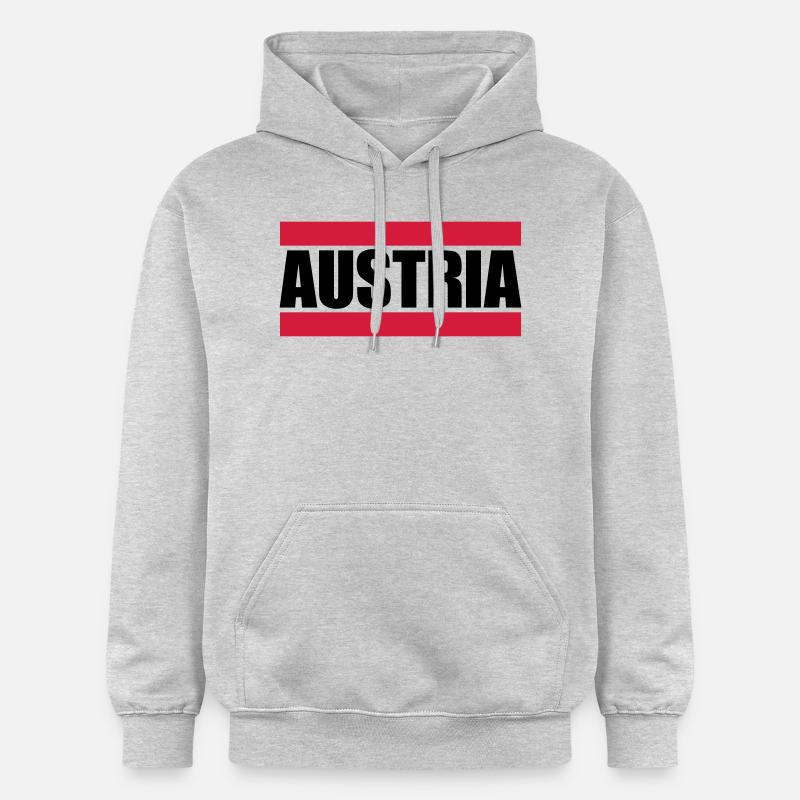 Cool Austria Design - Sweat à capuche Softstyle® Gildan Unisexe - gris clair chiné