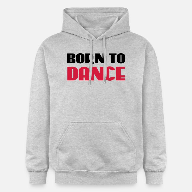 Born to dance - Sweat à capuche Softstyle® Gildan Unisexe - gris clair chiné
