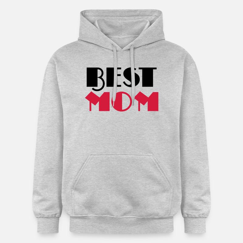 Best Mom - Sweat à capuche Softstyle® Gildan Unisexe - gris clair chiné