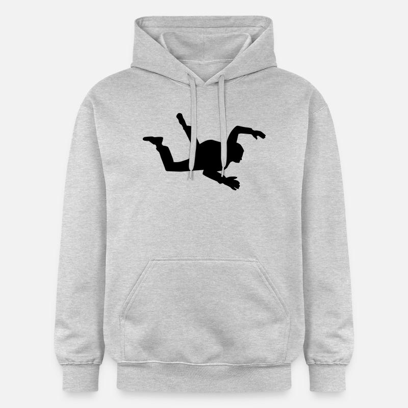 Skydiving - Sweat à capuche Softstyle® Gildan Unisexe - gris clair chiné