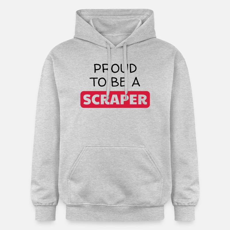 Scrapbooking / Scraper / Scrapeuse / Scrapeur - Sweat à capuche Softstyle® Gildan Unisexe - gris clair chiné