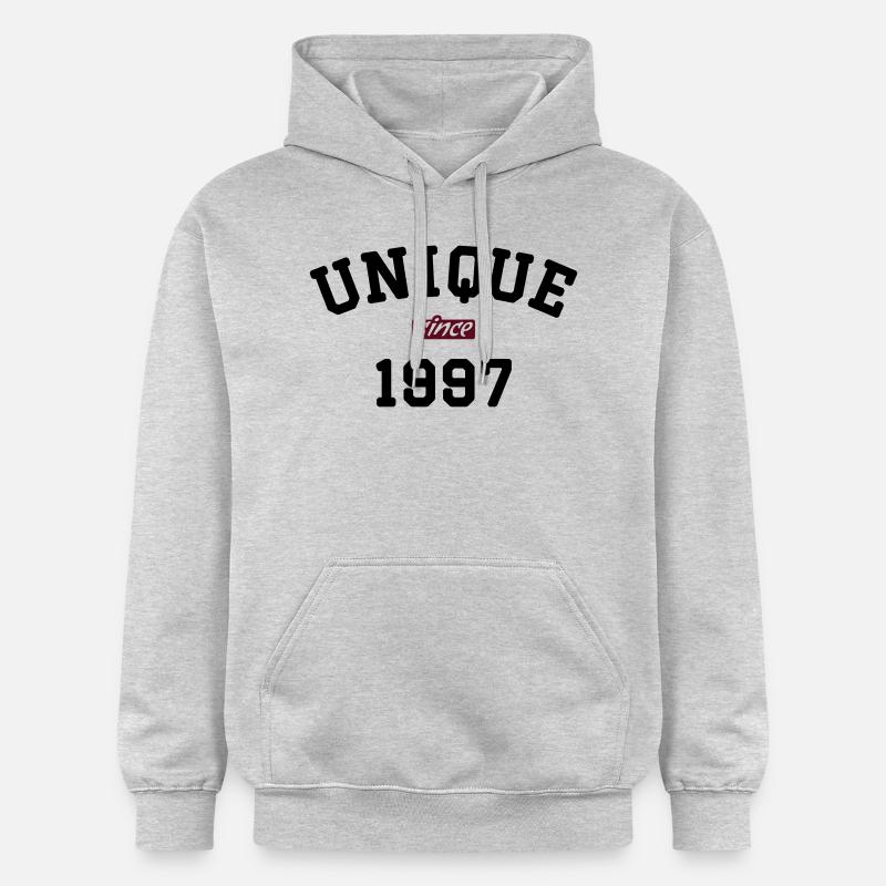 uni1997 - Sweat à capuche Softstyle® Gildan Unisexe - gris clair chiné