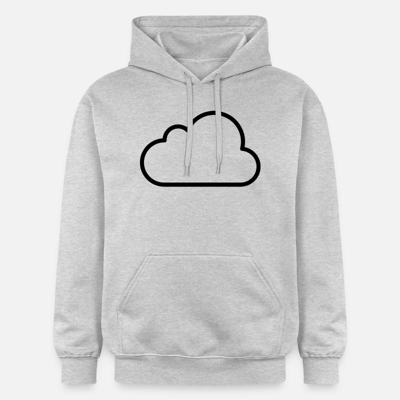 cloud - Sweat à capuche Softstyle® Gildan Unisexe - gris clair chiné