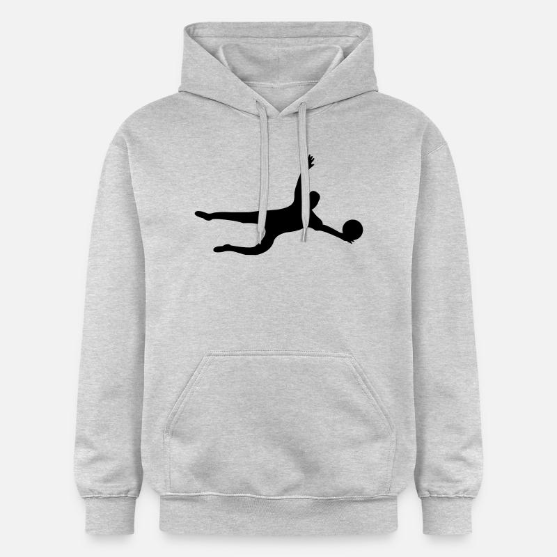 torwart - Sweat à capuche Softstyle® Gildan Unisexe - gris clair chiné