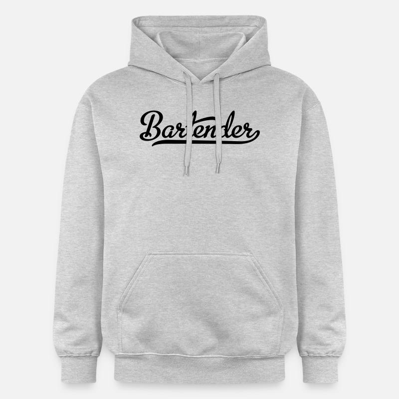 Barman - Sweat à capuche Softstyle® Gildan Unisexe - gris clair chiné
