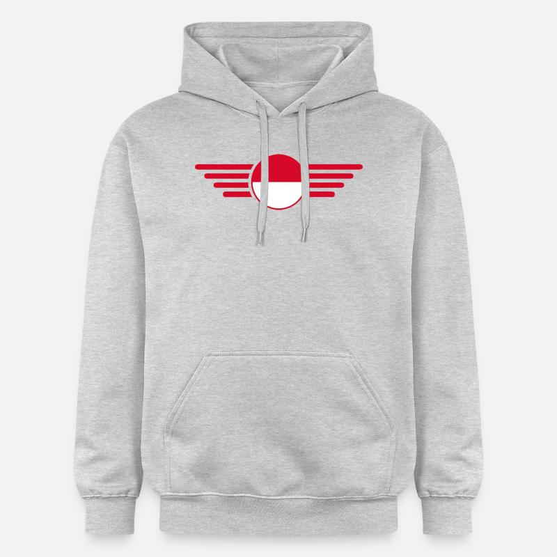 Monaco Style Design T-Shirt - Sweat à capuche Softstyle® Gildan Unisexe - gris clair chiné