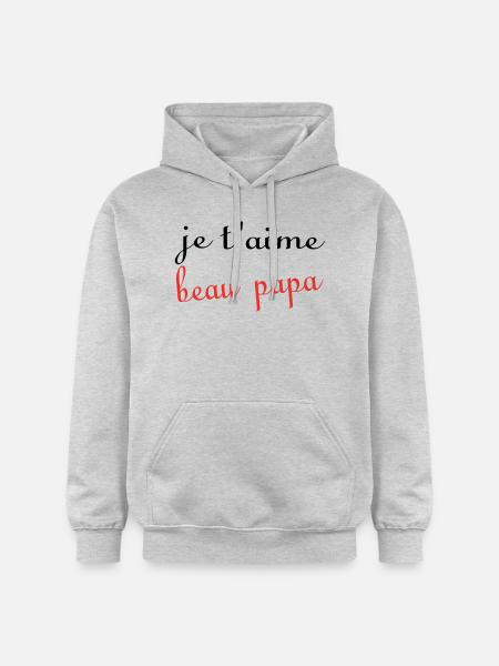 I love you stepdad - Gildan Unisex Softstyle® Midweight Hoodie - light heather grey