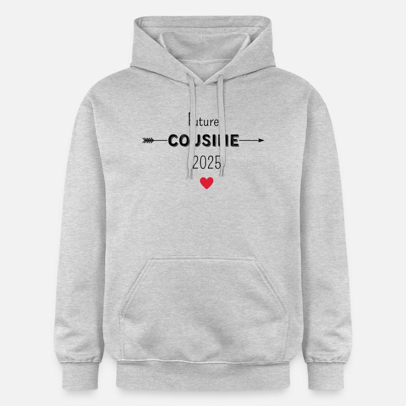 Future cousine 2025 - Sweat à capuche Softstyle® Gildan Unisexe - gris clair chiné