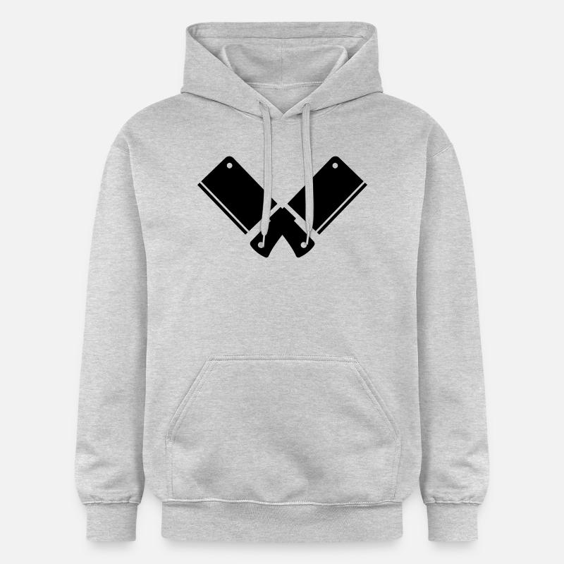 Couperet - Sweat à capuche Softstyle® Gildan Unisexe - gris clair chiné