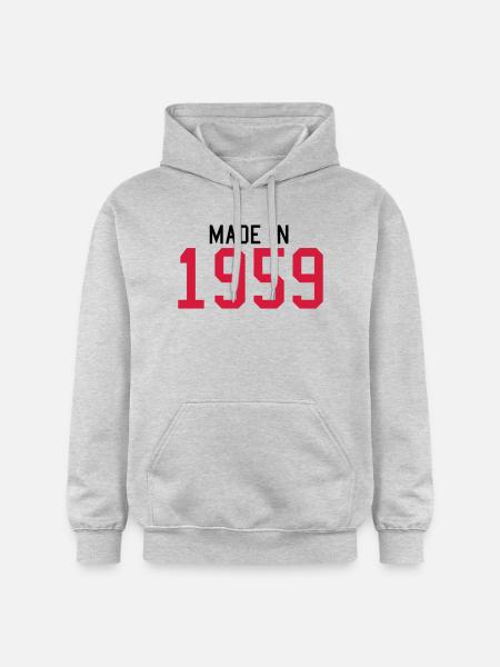 1959 - Gildan Unisex Softstyle® Midweight Hoodie - light heather grey