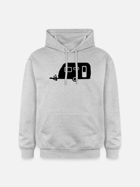 Camping - Gildan Unisex Softstyle® Midweight Hoodie - light heather grey