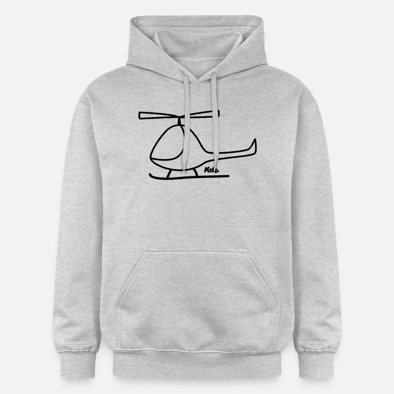 Hubschrauber - Sweat à capuche Softstyle® Gildan Unisexe - gris clair chiné