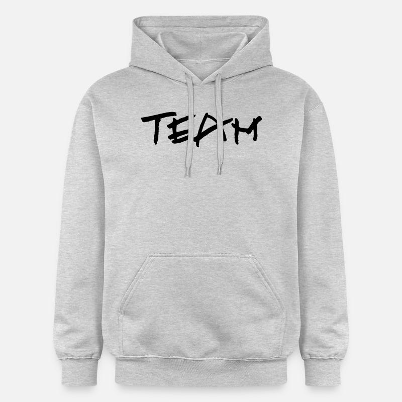 kl_team_vec_1 fr - Sweat à capuche Softstyle® Gildan Unisexe - gris clair chiné