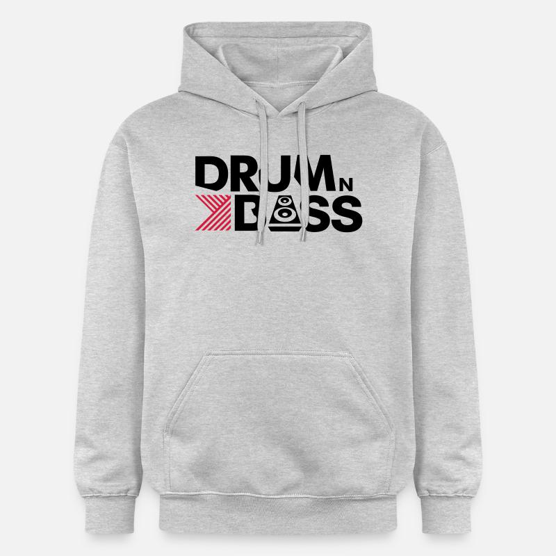 Drum n Bass - Sweat à capuche Softstyle® Gildan Unisexe - gris clair chiné