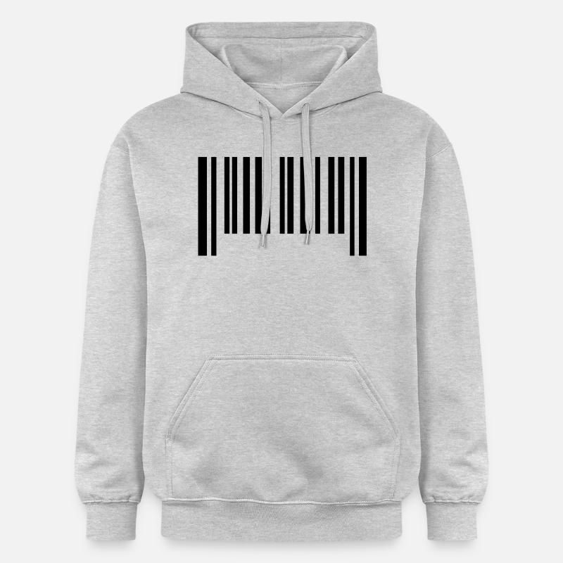 barcode1___f1 - Sweat à capuche Softstyle® Gildan Unisexe - gris clair chiné
