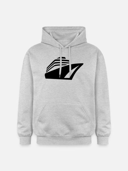 Cruise ship - Gildan Unisex Softstyle® Midweight Hoodie - light heather grey