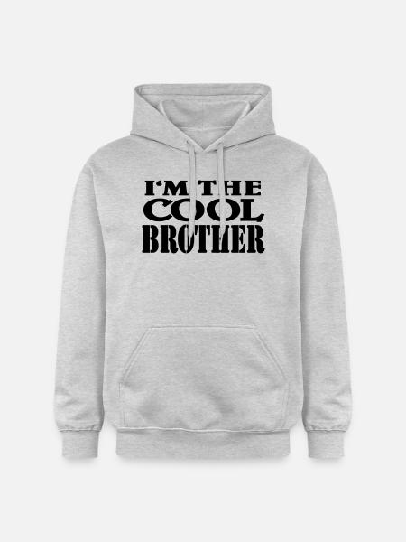 I'm the cool Brother - Gildan Unisex Softstyle® Midweight Hoodie - light heather grey