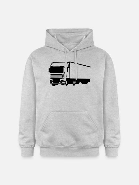 LKW - Gildan Unisex Softstyle® Midweight Hoodie - Hellgrau meliert