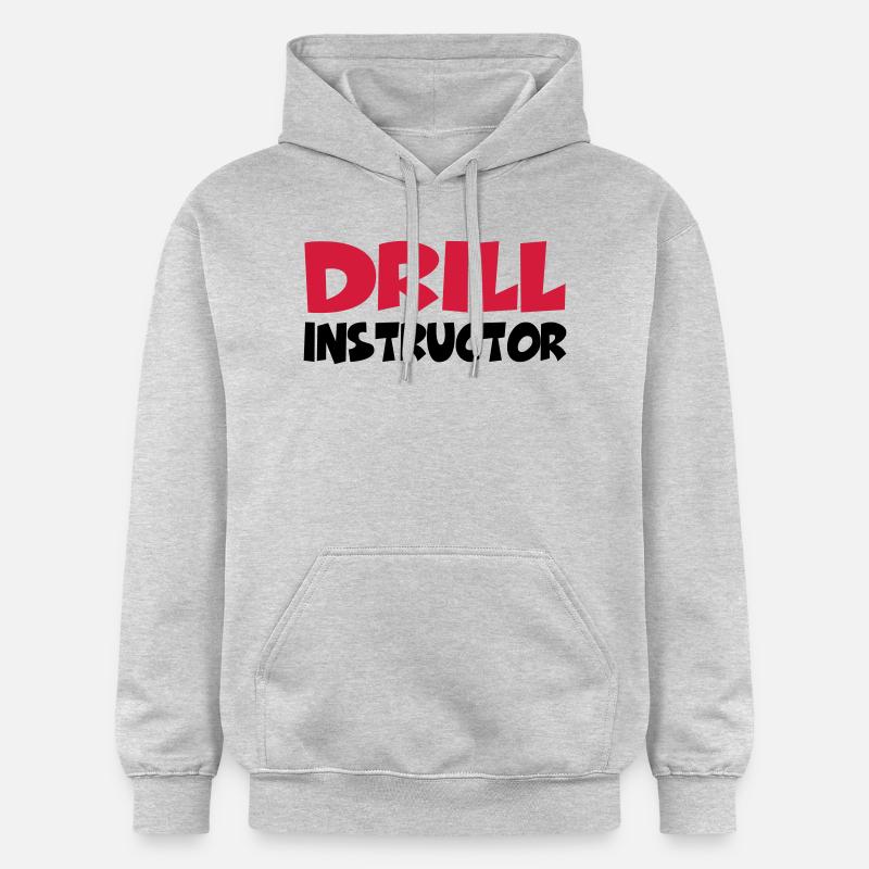 Drill Instructor - Sweat à capuche Softstyle® Gildan Unisexe - gris clair chiné