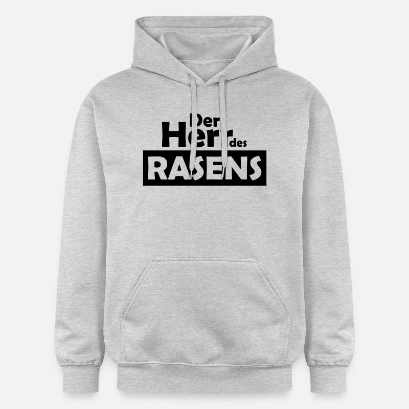 der herr des rasens - Gildan Unisex Softstyle® Midweight Hoodie - Hellgrau meliert