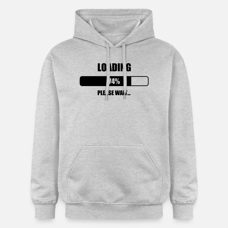 A Personnaliser / Custom / Customiser / Customize - Sweat à capuche Softstyle® Gildan Unisexe - gris clair chiné