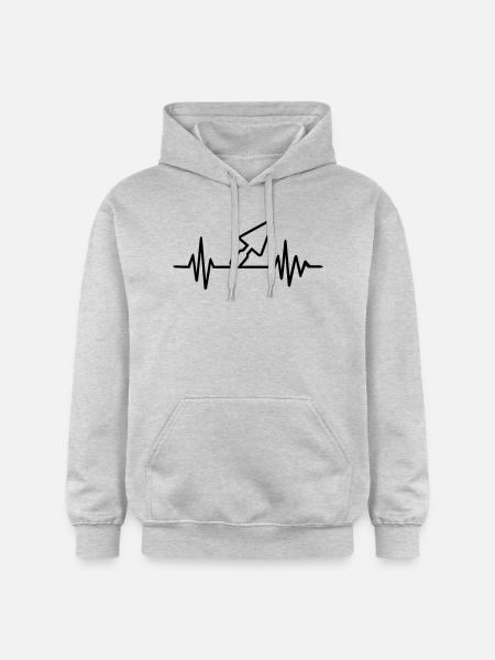 Brick layer - Gildan Unisex Softstyle® Midweight Hoodie - light heather grey