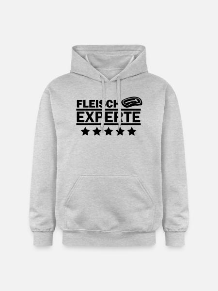 fleisch experte - Gildan Unisex Softstyle® Midweight Hoodie - Hellgrau meliert