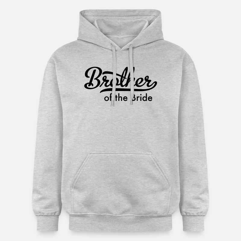Frère de la mariée - Sweat à capuche Softstyle® Gildan Unisexe - gris clair chiné