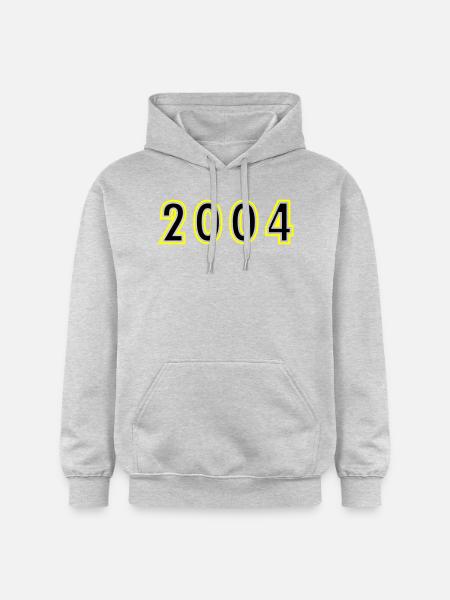 2004 Year Birthday - Gildan Unisex Softstyle® Midweight Hoodie - light heather grey