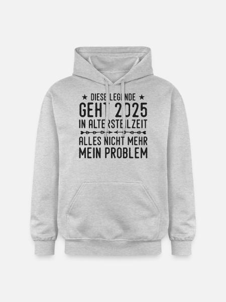 Partial retirement 2025 Approaching retirement - Gildan Unisex Softstyle® Midweight Hoodie - light heather grey