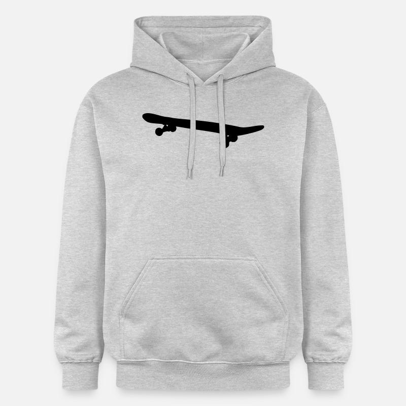 Skateboard - Gildan Unisex Softstyle® Midweight Hoodie - Hellgrau meliert