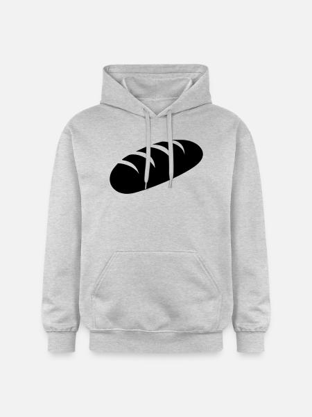 Brotlaib - Gildan Unisex Softstyle® Midweight Hoodie - Hellgrau meliert