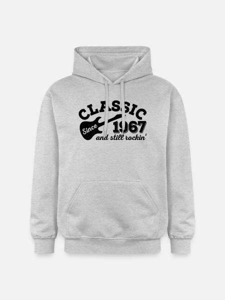 1967 - Gildan Unisex Softstyle® Midweight Hoodie - Hellgrau meliert