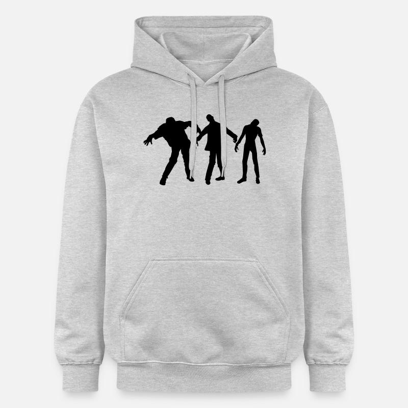 zombies - Sweat à capuche Softstyle® Gildan Unisexe - gris clair chiné