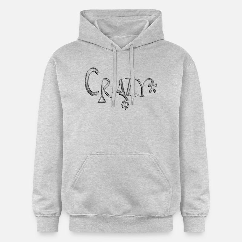 fou - Sweat à capuche Softstyle® Gildan Unisexe - gris clair chiné