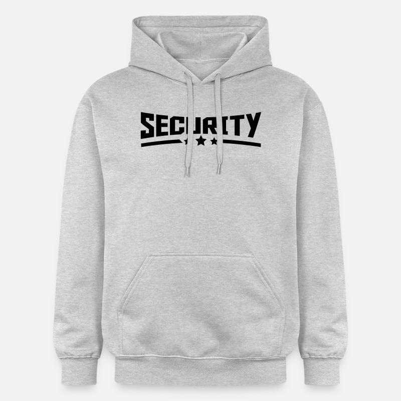 security_design_star_r1 - Sweat à capuche Softstyle® Gildan Unisexe - gris clair chiné