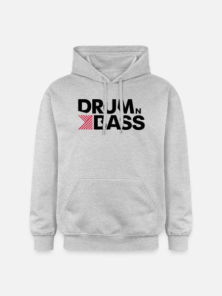 drumandbass - Sweat à capuche Softstyle® Gildan Unisexe - gris clair chiné