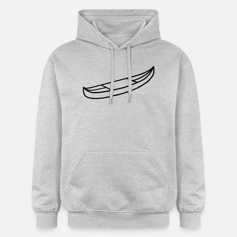Kayak - Canoë - Sweat à capuche Softstyle® Gildan Unisexe - gris clair chiné