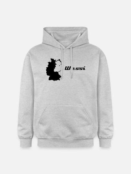 Wessi - Gildan Unisex Softstyle® Midweight Hoodie - Hellgrau meliert