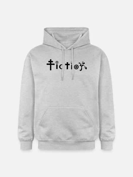 conception de fiction athée - Sweat à capuche Softstyle® Gildan Unisexe - gris clair chiné