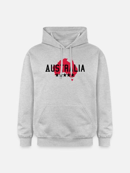 Australien - Gildan Unisex Softstyle® Midweight Hoodie - Hellgrau meliert