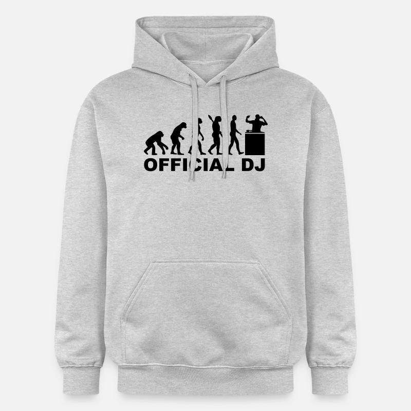 Official DJ - Sweat à capuche Softstyle® Gildan Unisexe - gris clair chiné