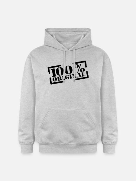 timbre original 100 % - Sweat à capuche Softstyle® Gildan Unisexe - gris clair chiné