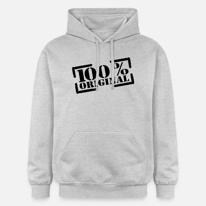 timbre original 100 % - Sweat à capuche Softstyle® Gildan Unisexe - gris clair chiné