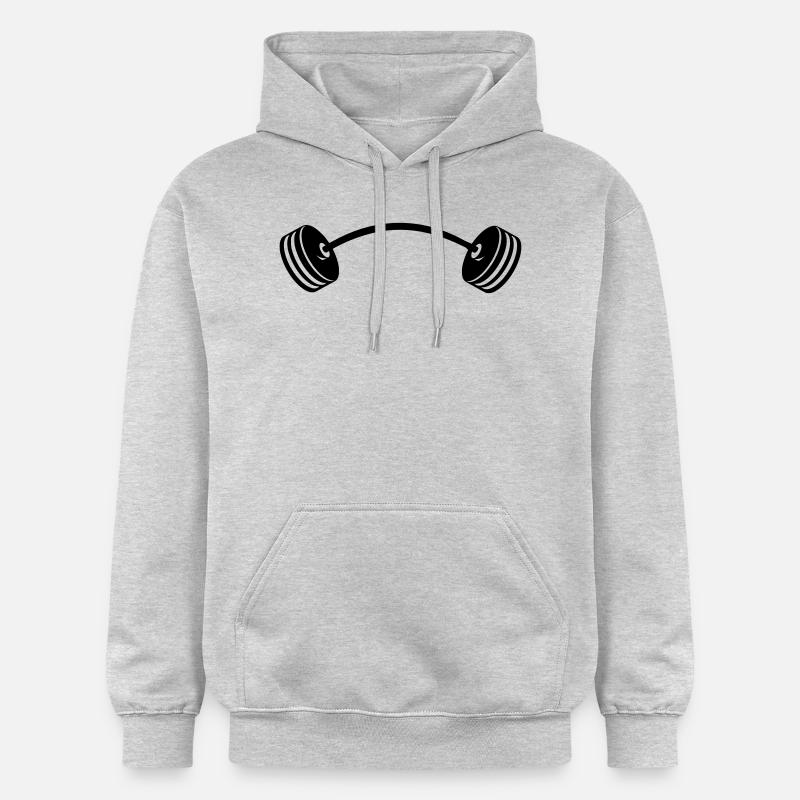 Hantel Vektor - Sweat à capuche Softstyle® Gildan Unisexe - gris clair chiné