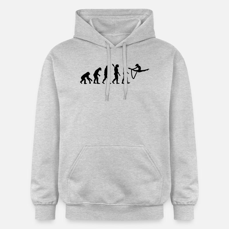 Evolution Gymnastique - Sweat à capuche Softstyle® Gildan Unisexe - gris clair chiné