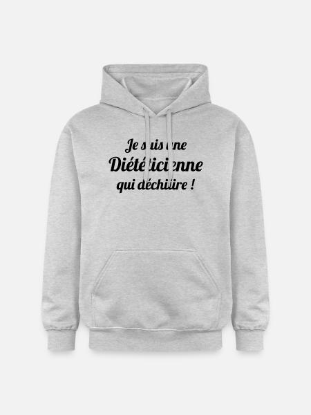 Dietitian Dietetic Diätetik Diététicien Diététique - Gildan Unisex Softstyle® Midweight Hoodie - light heather grey